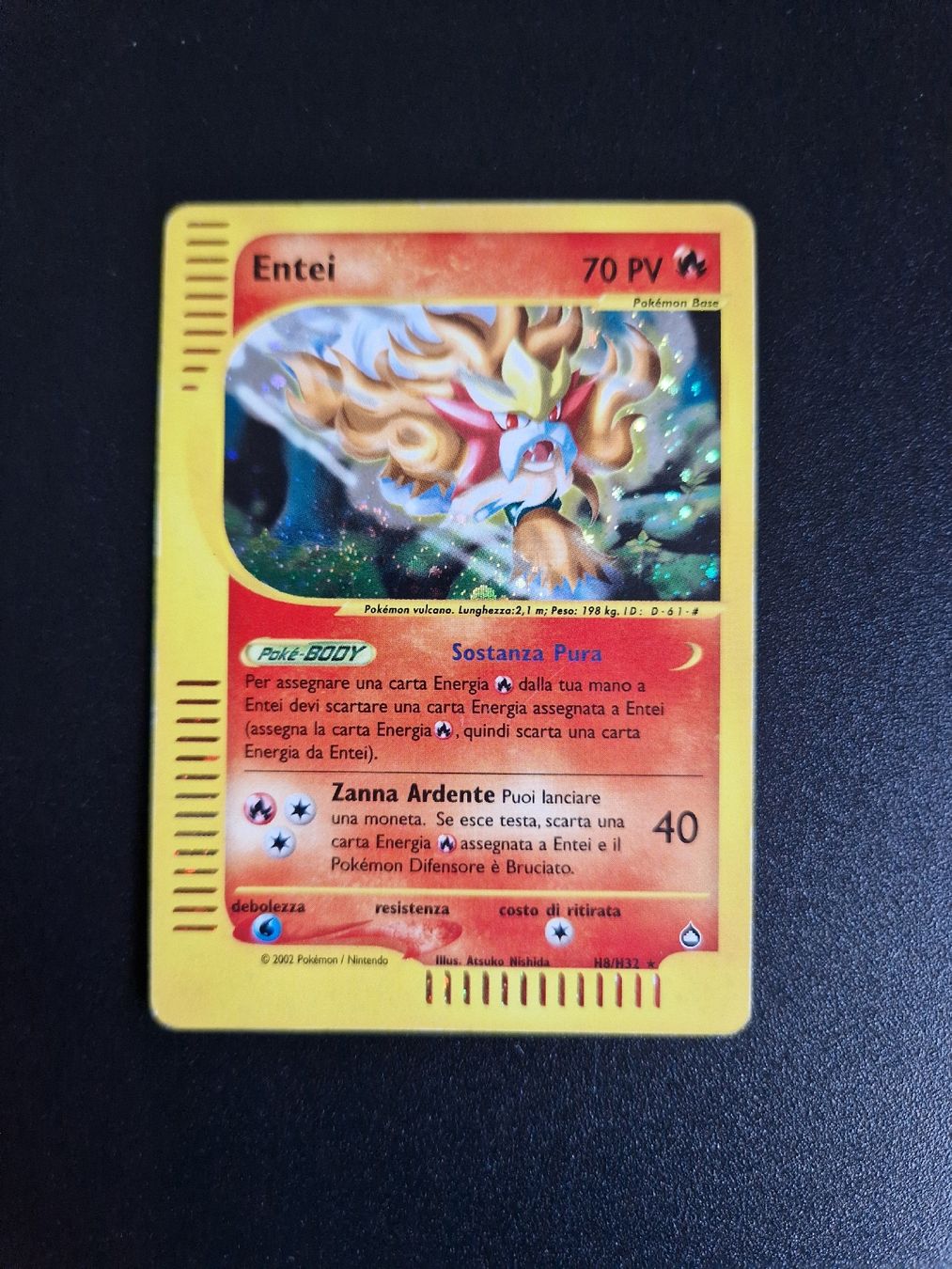 Pokémon Carte collezionabili: Entei aquapolis 🇮🇹  – Nuovo (secondo la descrizione) da Giubiasco venduto da MrGru1992