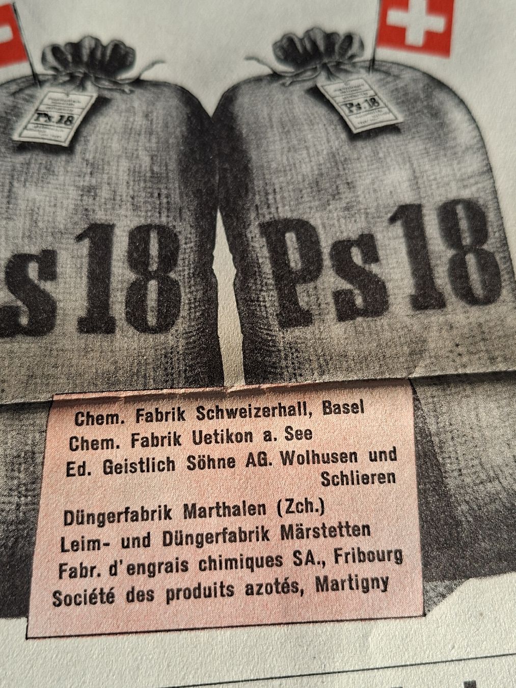 Dokumente: Landwirtschafts Proschüre um 1925 Superphosphat – Gebraucht aus Ganterschwil von HeidiuPeter 5