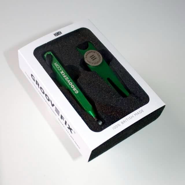 Mazze & Set: GROOVEFIX Geschenkset Greenfix Sharpener &  Pitchgabel – Nuovo e nell'imballaggio originale da Dietikon venduto da at-hena