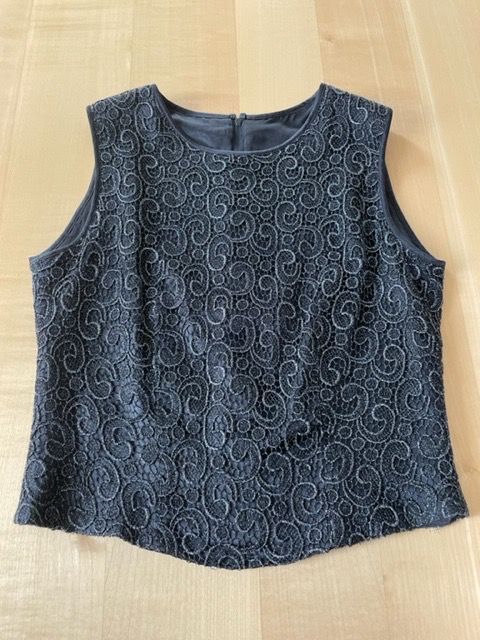 Joop Top: Abend-Top von Joop mit Paisley Spitzen Gr. 36 – Usato da Zürich venduto da Carmen06