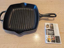 Le Creuset Grillpfanne, Gusseisen, Schwarz, 26 cm