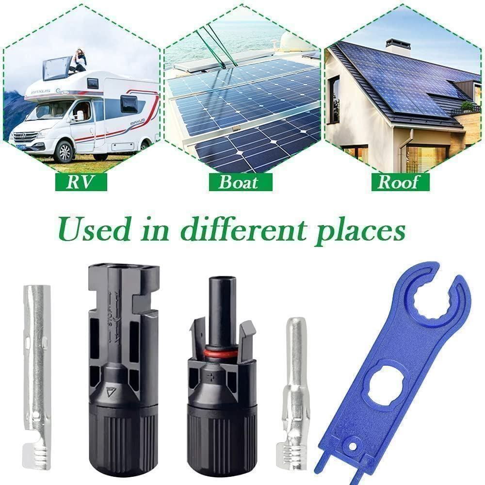 Dispositivi a energia solare: 4-fach Y-Solarpanel-Stecker MC4 Stecker – Nuovo (secondo la descrizione) da Thun venduto da nuonuo 8