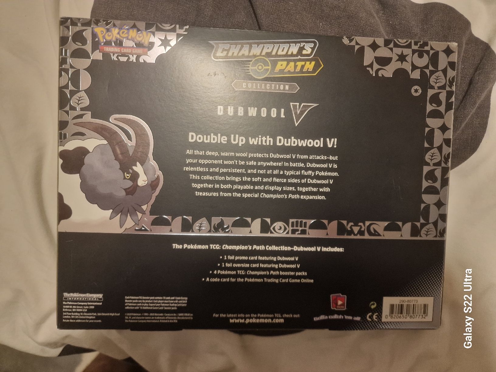 Pokémon Carte collezionabili: Pokémon Champion's Path Collection Dubwool V - Scellé  ENG – Nuovo e nell'imballaggio originale da Bulle venduto da ned_msw7 1