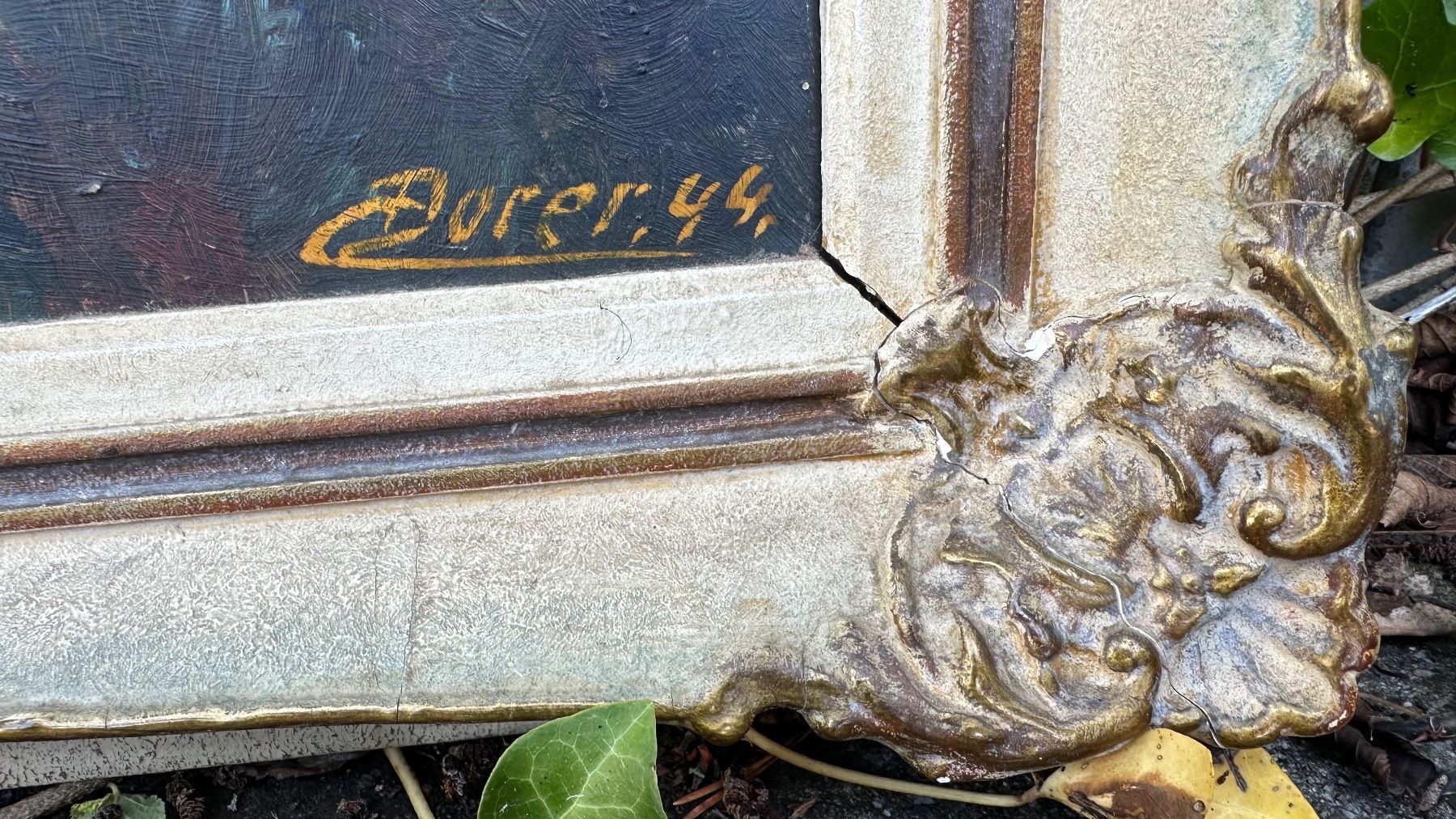 Dipinti: Ab Fr. 1.-  Original Gemälde sign. Borer 44 – Usato da Zürich venduto da brazerola 1