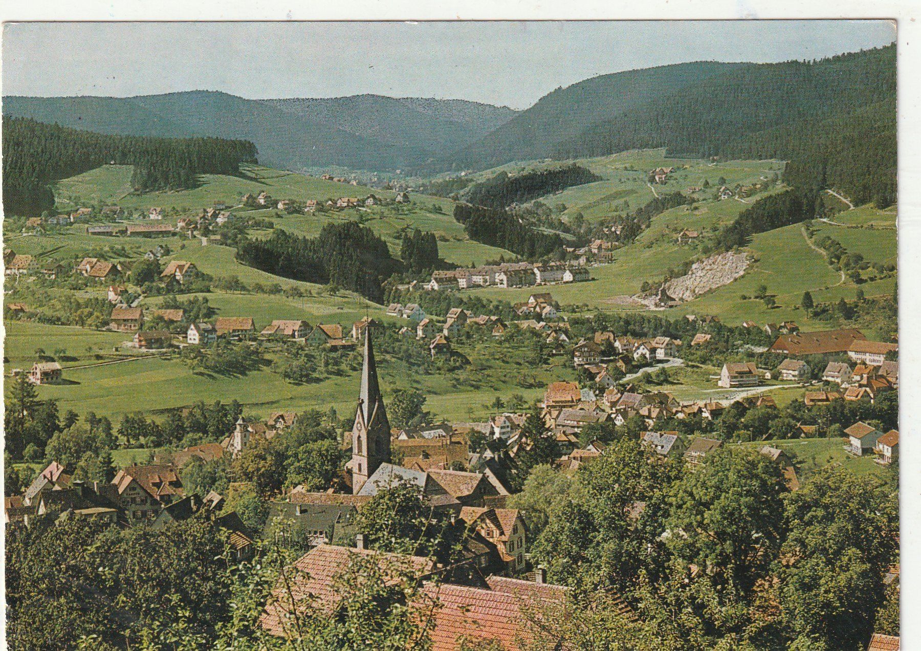 Cartoline postali: Baiersbron in Schwarzwald – Usato da Lumbrein venduto da made02