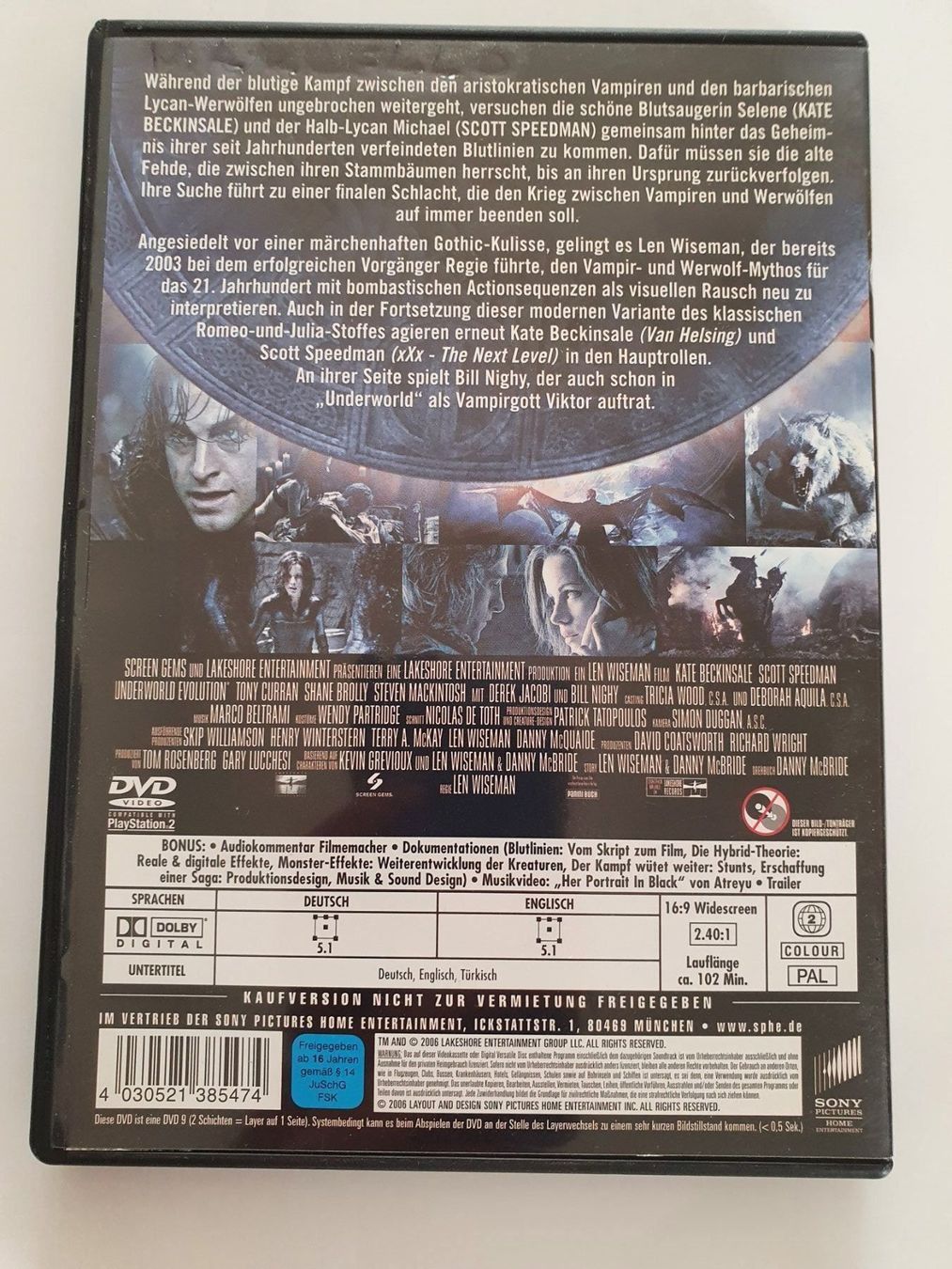 Tous les DVDs: Underworld Evolution – D'occasion à Oberdorf BL par BaldenEagle 1