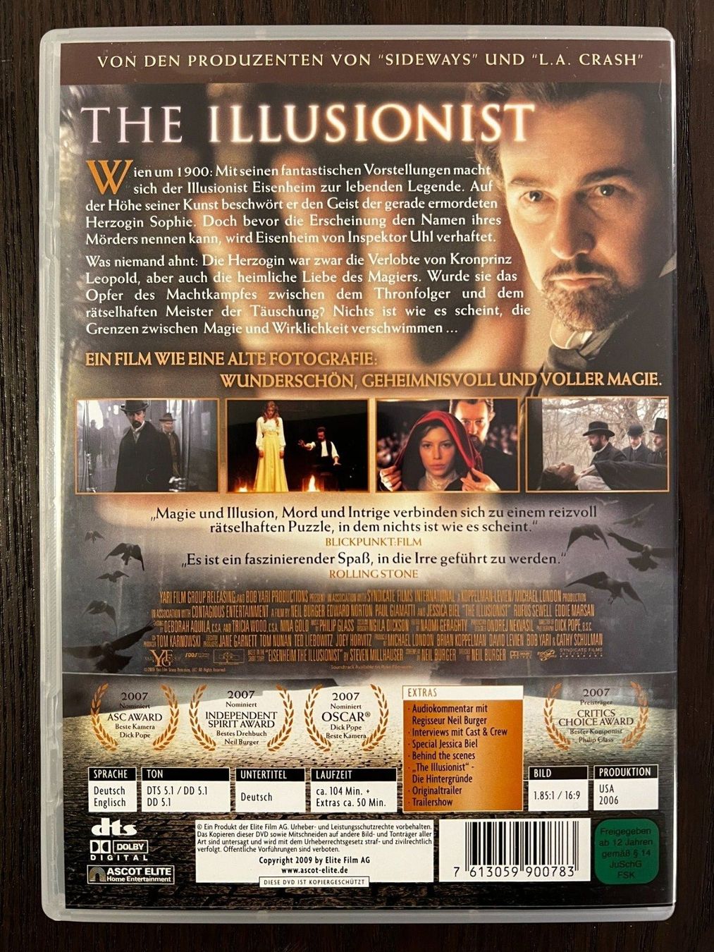 Tutti i DVDs: The Illusionist – Usato da Zürich venduto da FilmFreunde 1