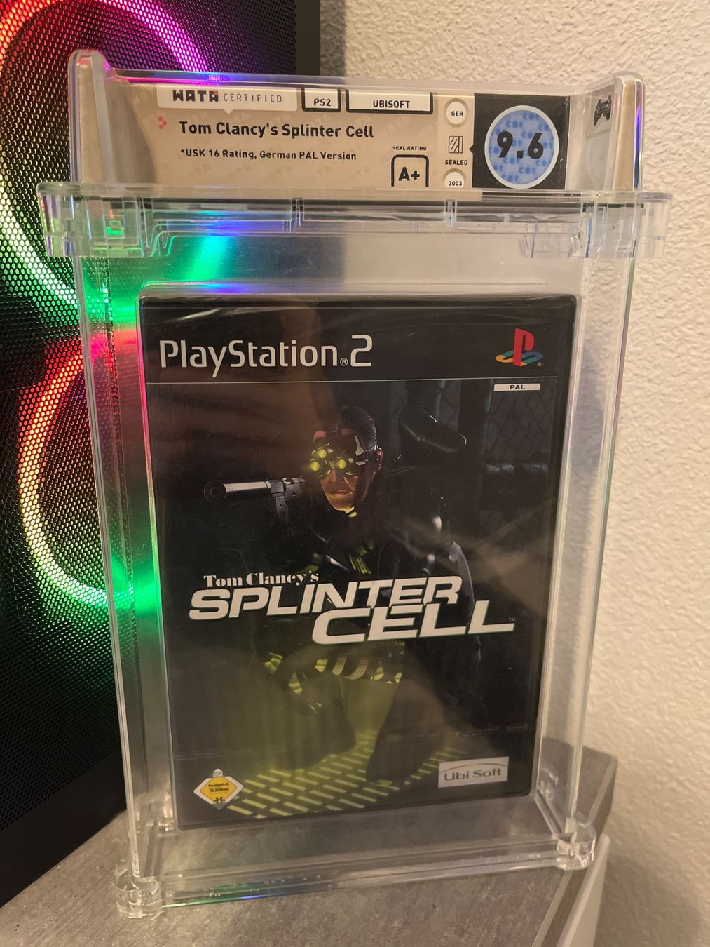 Sony Giochi: Splinter Cell PS2 Wata 9.6 A+ Sealed Pal German VGA – Nuovo e nell'imballaggio originale da Dornach venduto da presidium