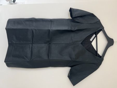 Robe noire en similicuir Promod