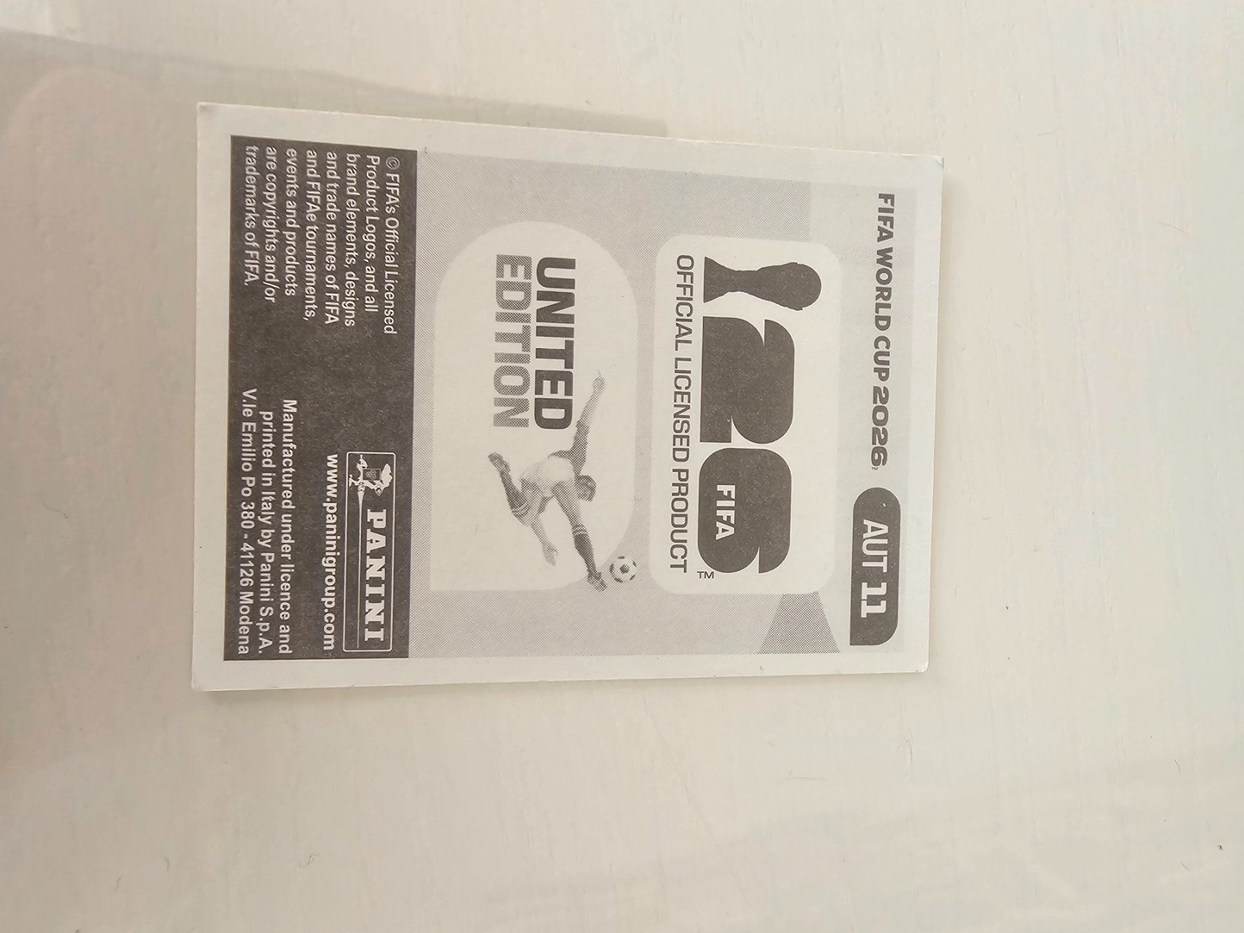 Panini Cartes à collectionner: AUT 11 – D'occasion à Pregassona par sig_6v2k 1