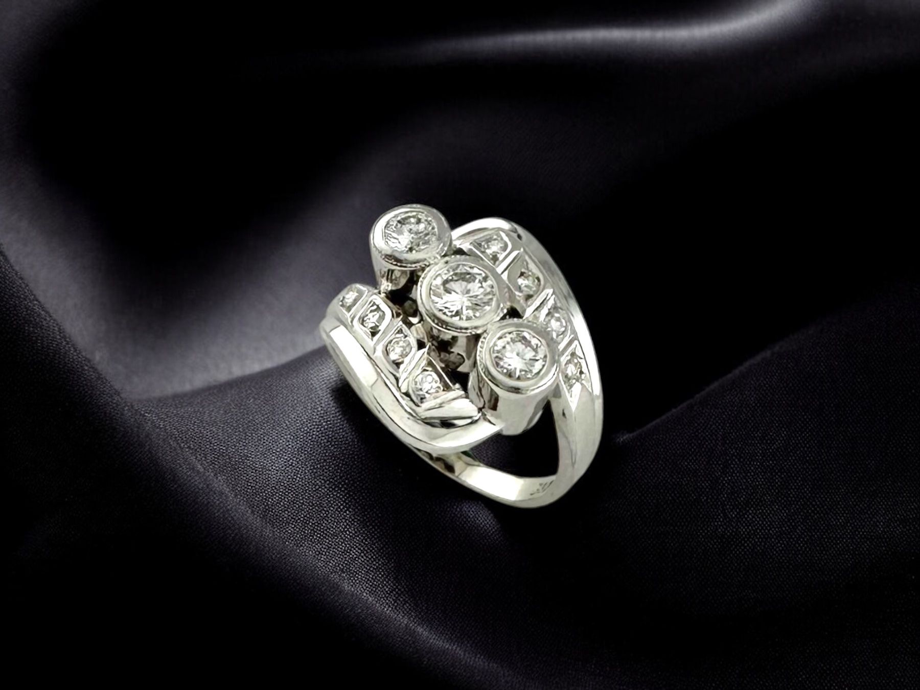 Anelli: Vintage Diamant - Ring, 0.60 ct – Usato da Zuzwil SG venduto da artimmo 2