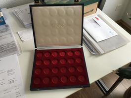 Münzbox f.offiziell 10 DM.Gedenkmün. Olympiade 1972 München