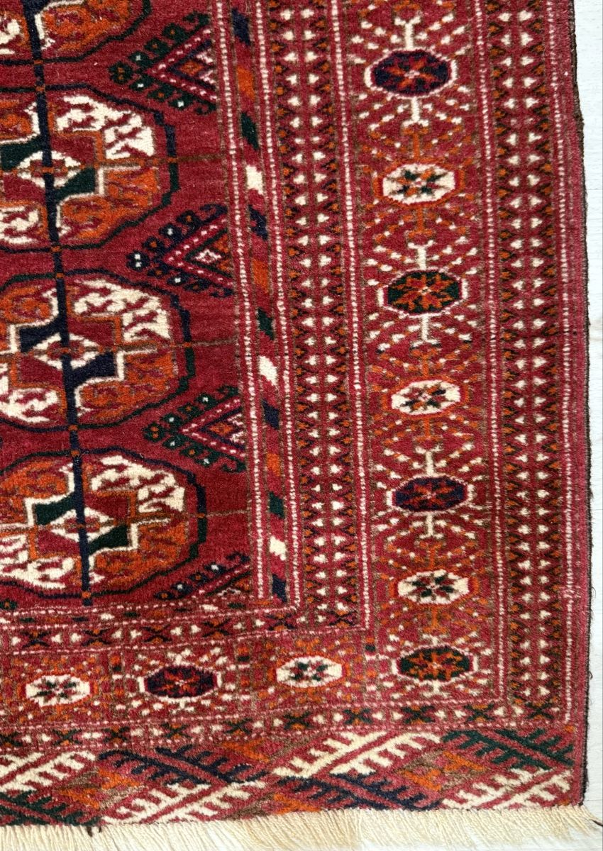 Tappeti: Orientteppich handgeknüpft rot mit Muster 116x85 – Usato da Büron venduto da Filadefia-888 4