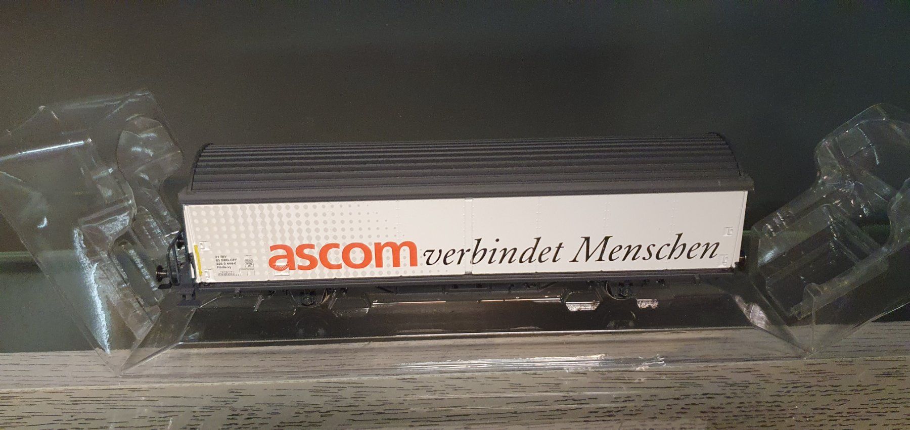 Märklin Modellini di ferrovie: MÄRKLIN: ASCOM GÜTERWAGEN NEU/OVP – Nuovo e nell'imballaggio originale da Biglen venduto da taunus82 1