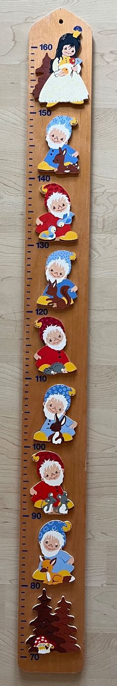 Misurare: Nostalgische Messlatte Schneewittchen 1980 West Germany – Nuovo (secondo la descrizione) da Zürich venduto da Gurkis