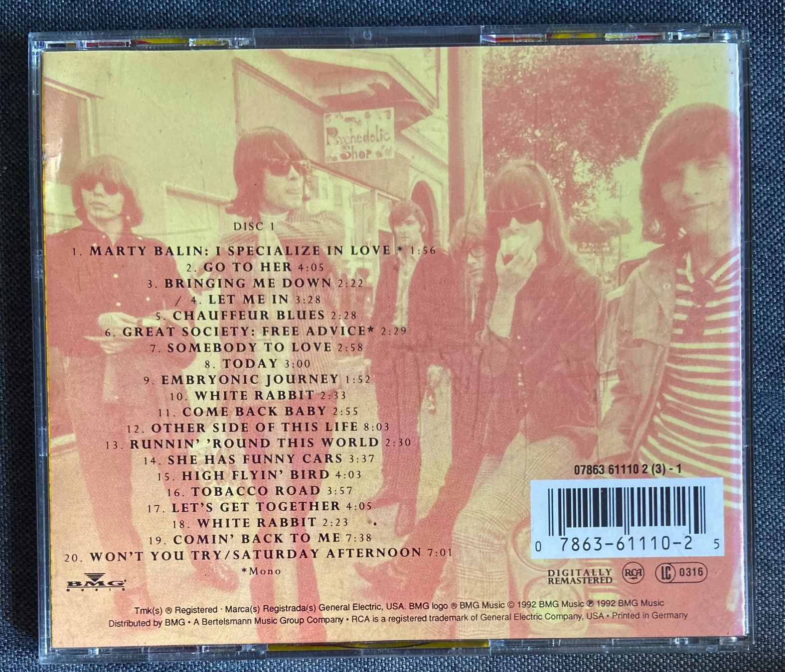 CDs: JEFFERSON AIRPLANE CD LOVES YOU – Gebraucht aus Luzern von Lycka 1