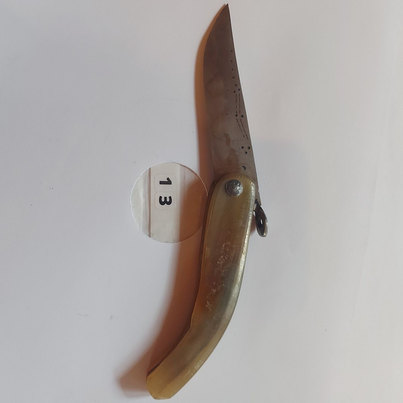 Coltelli tascabile: Sackmesser mit Horngriff Nr,13 – Usato da Opfikon venduto da Seevogt47