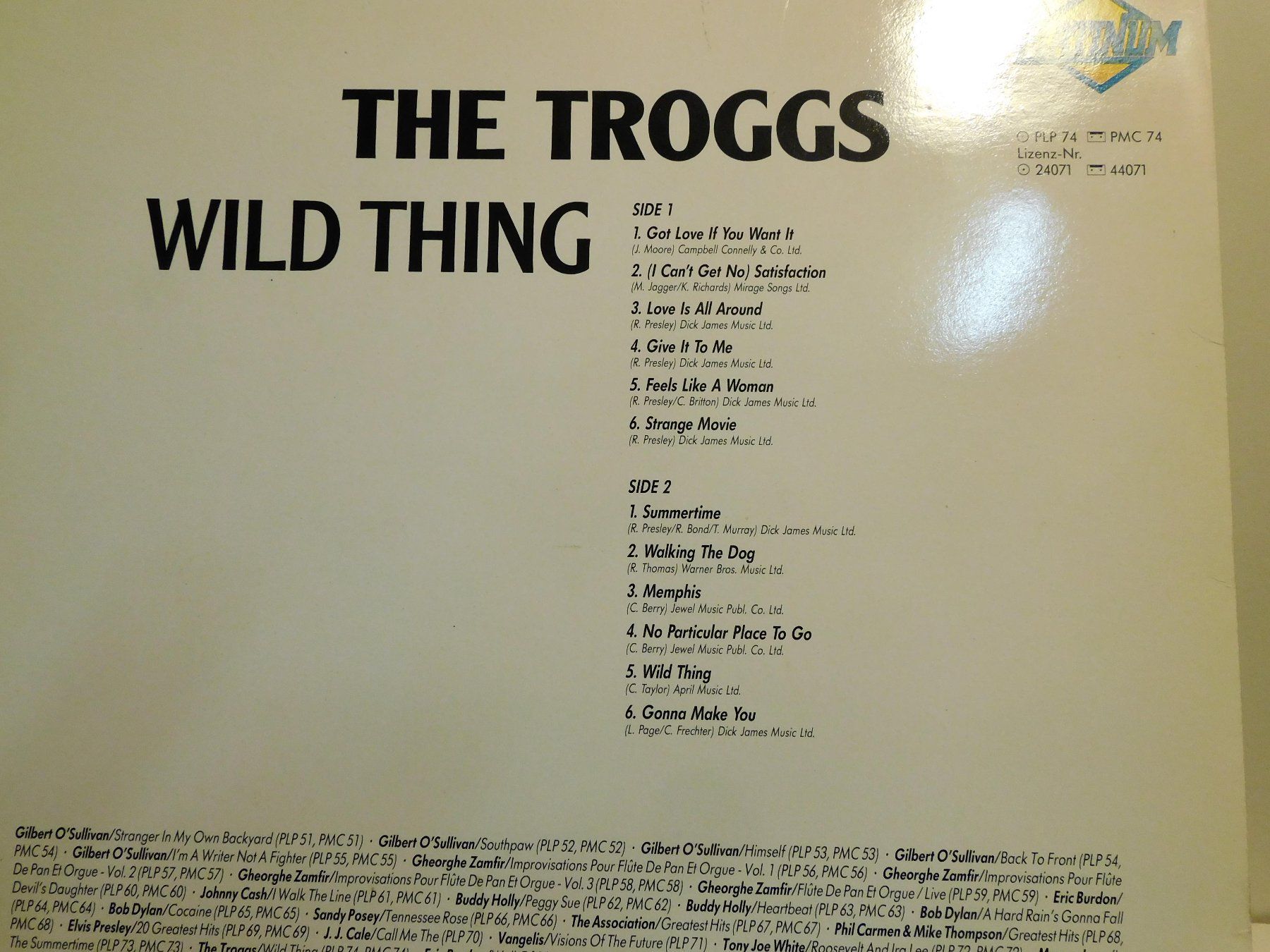 Schallplatten: Neue Fundschätze Lp Schallplatte The Troggs Wild Thing – Gebraucht aus Sursee von 76 4