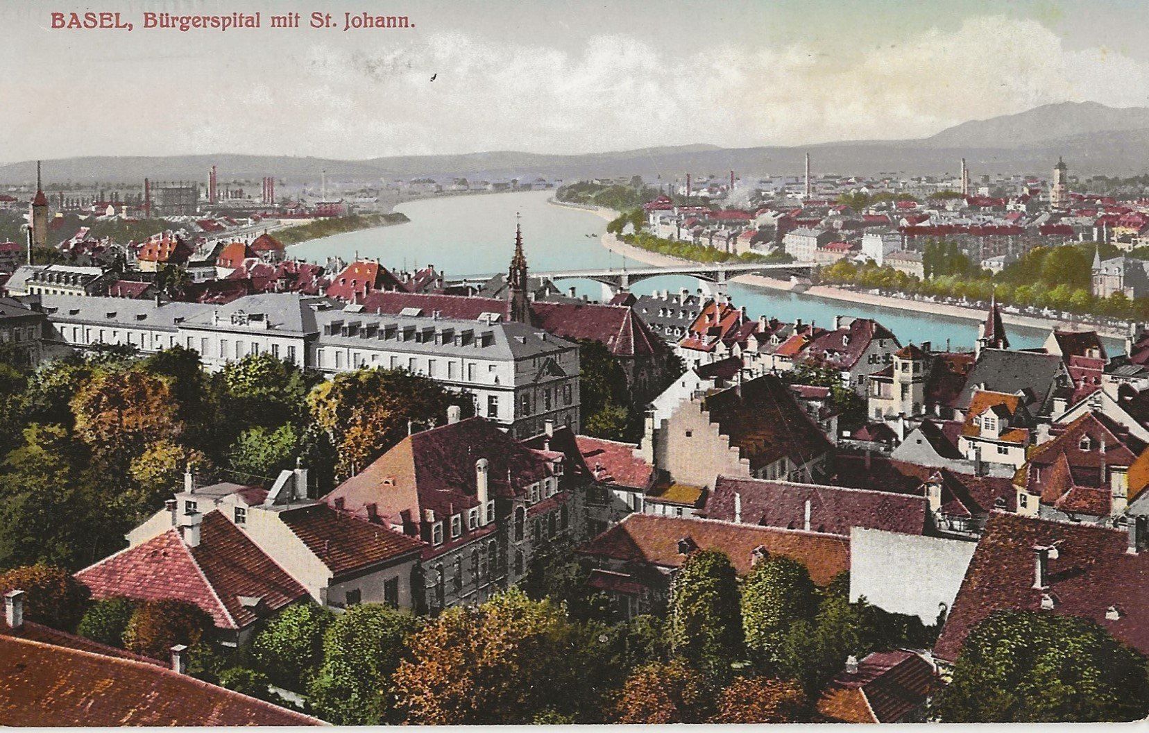 Cartoline postali: Basel, Bürgerspital, G. Metz – Usato da Frauenfeld venduto da Merk52