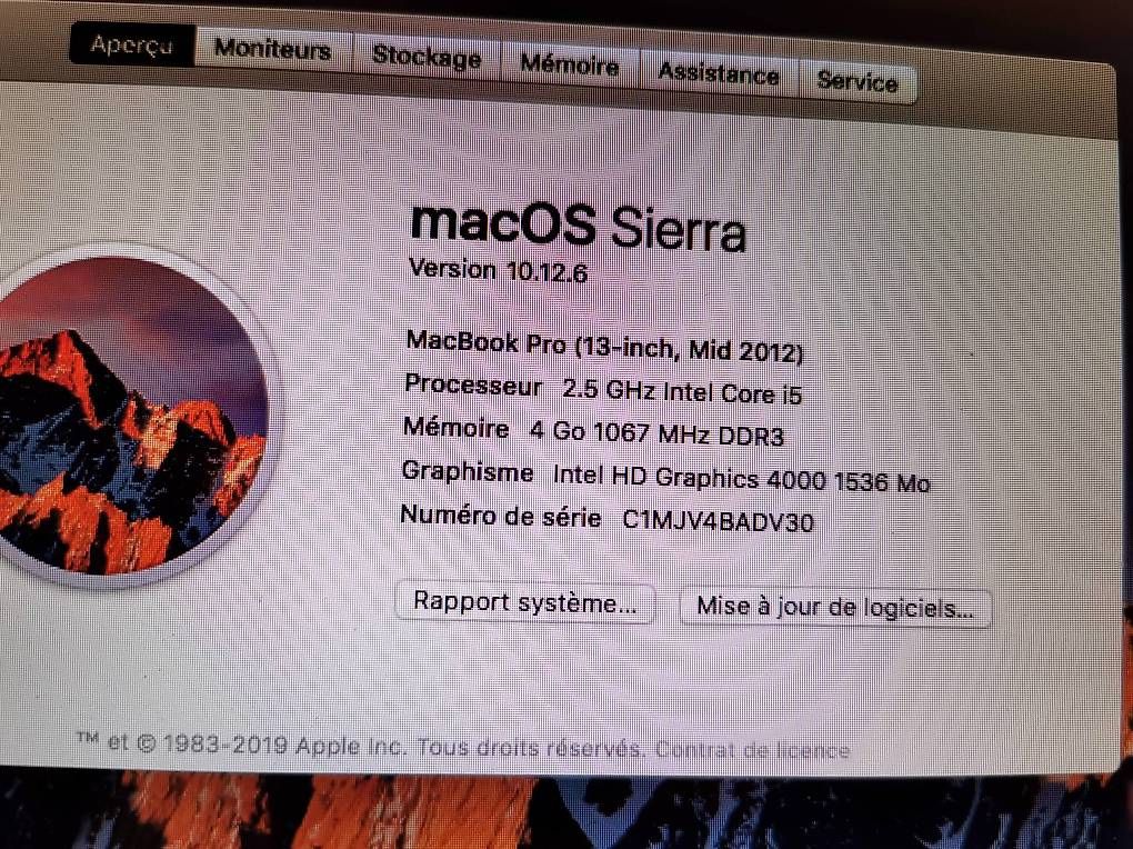 Notebook: Macbook Pro 13 pouces SSD 256Go 8Go RAM + Office – Usato da Lausanne venduto da Dukco 3