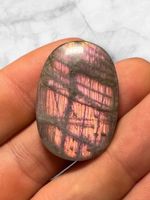 Labradorit Cabochon wunderschön orange, 45ct