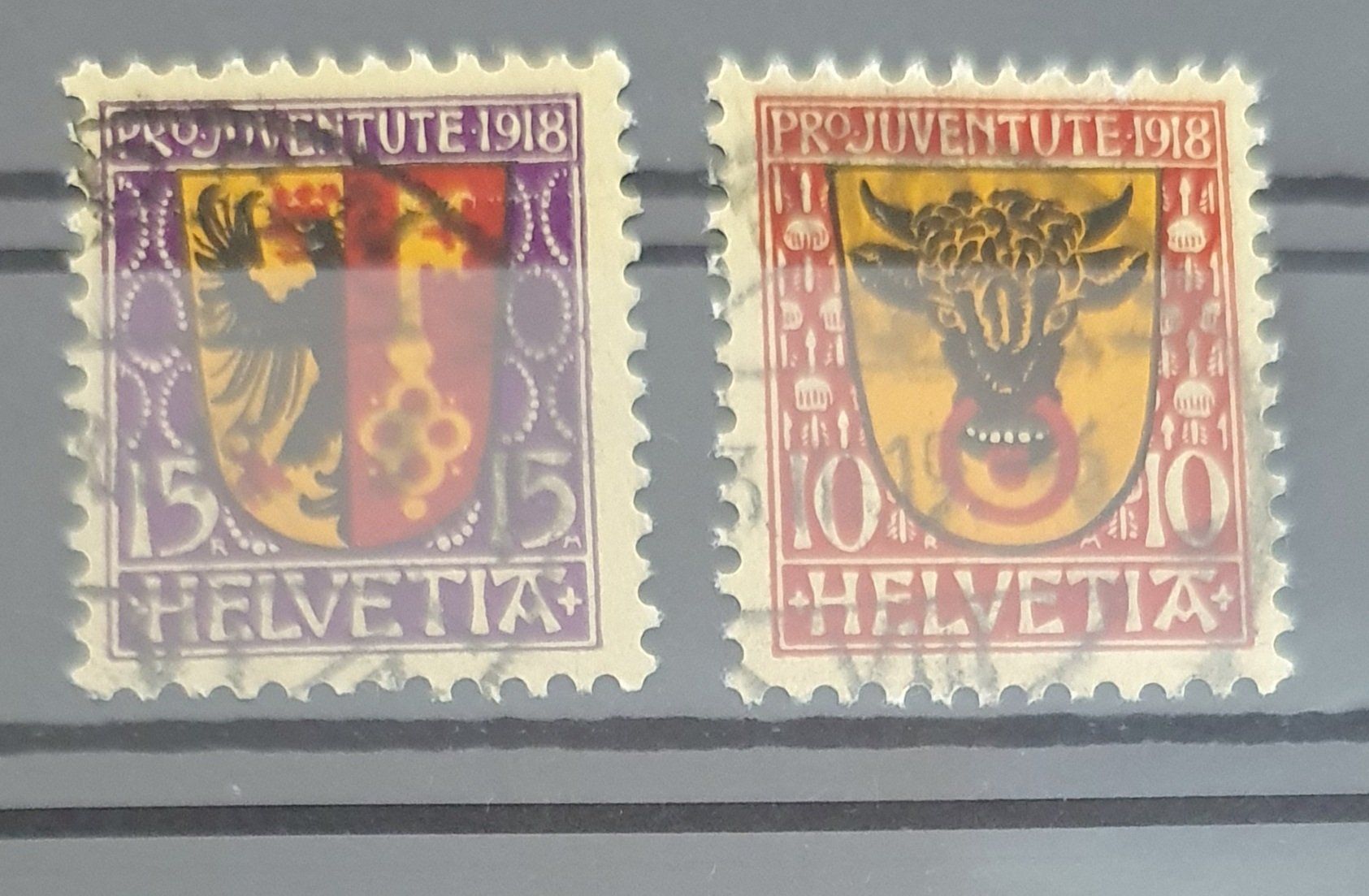 Tutti i francobolli: J10-J11 Pro Juventute – Usato da Balgach venduto da SIMEON27