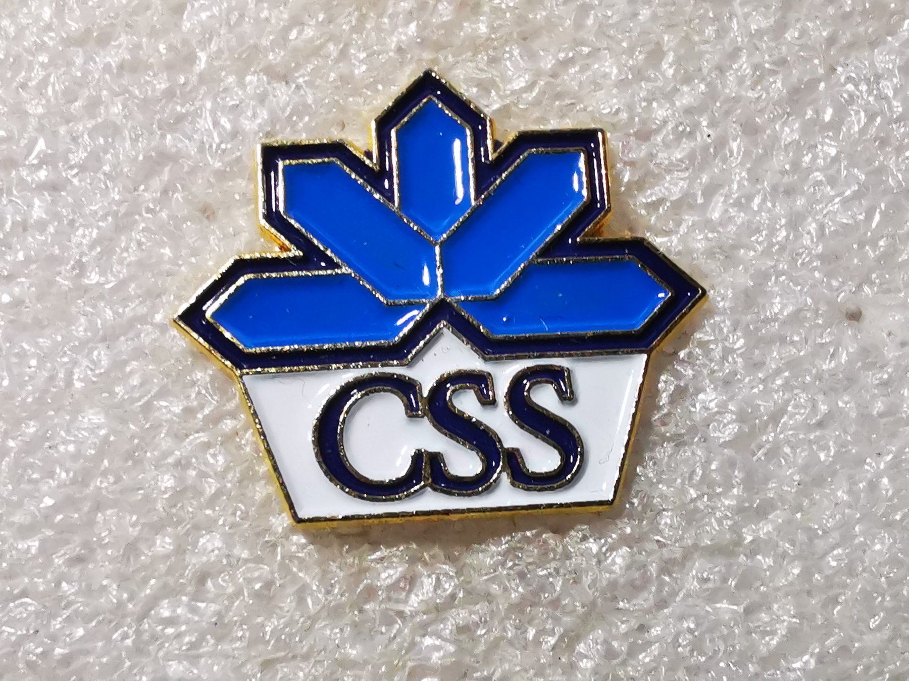 Placchette & Badge: Ansteckpin 54: CSS – Usato da Oppligen venduto da Pin-Fall-Shop