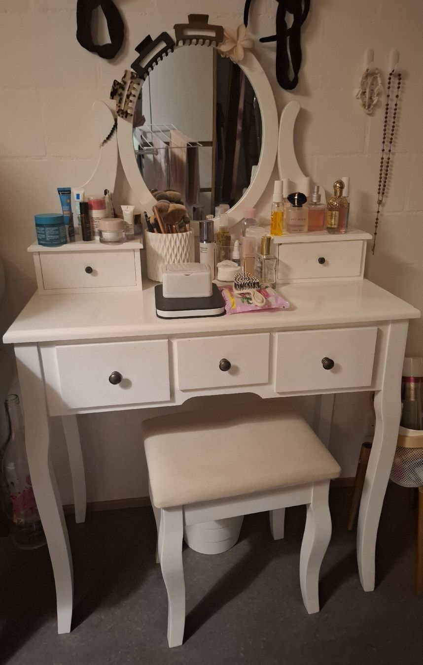 Tavoli da trucco: Schminktisch weiss mit Spiegel – Usato da Biel/Bienne venduto da Ana006 1