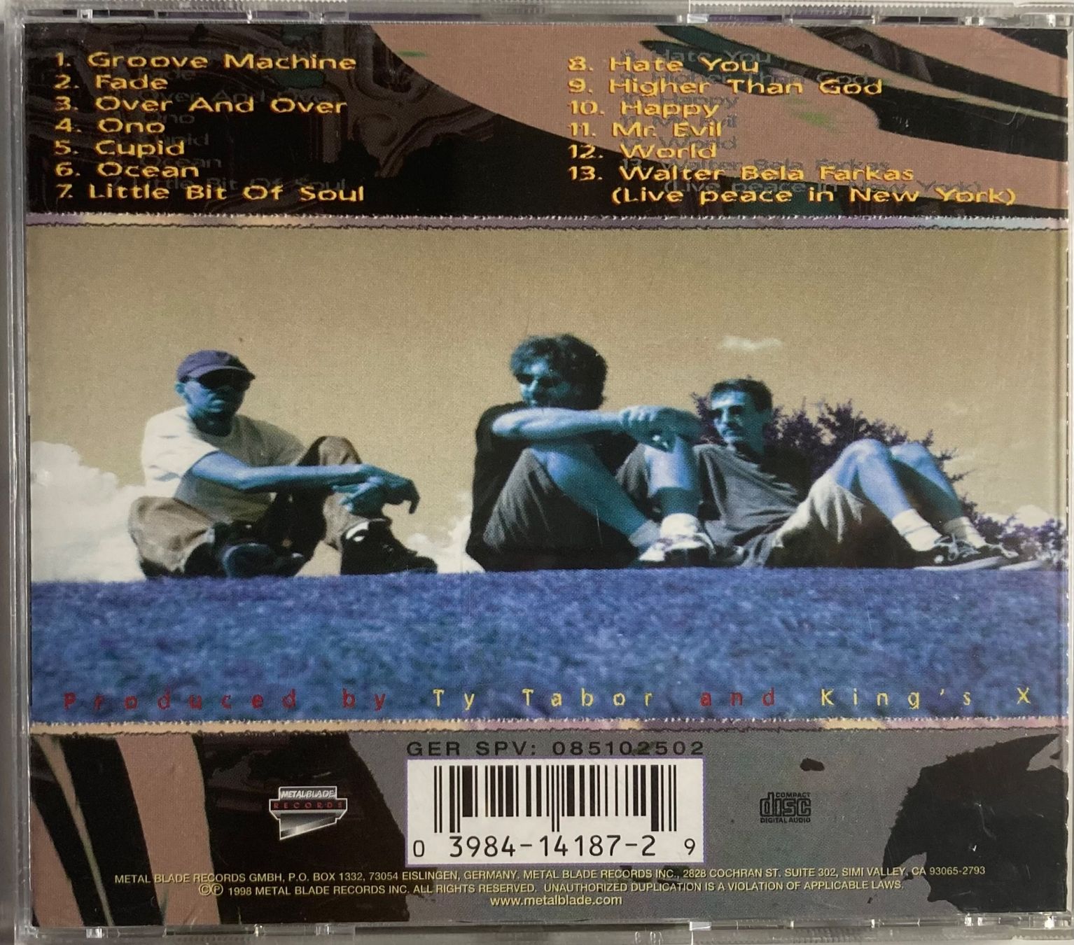 CDs: KING'S X - TAPE HEAD – Gebraucht aus Poliez-Pittet von Newtown-Records 1