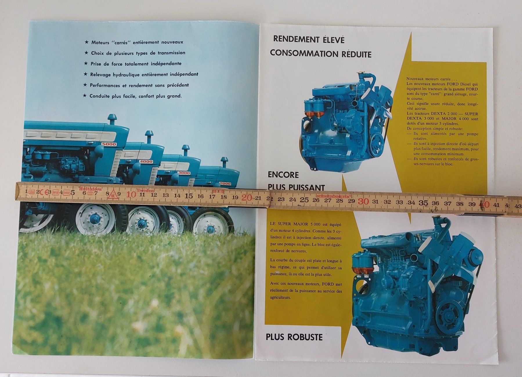 Prospekt 1966 Traktor Ford Major Tracteur Brochure (Gebraucht) in ...
