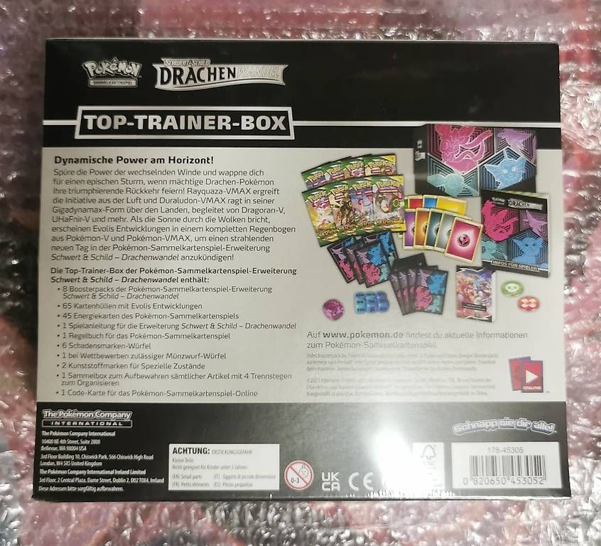 Pokémon Carte collezionabili: Pokémon Drachenwandel Top Trainer Box – Nuovo e nell'imballaggio originale da Muri AG venduto da VinceBR 2