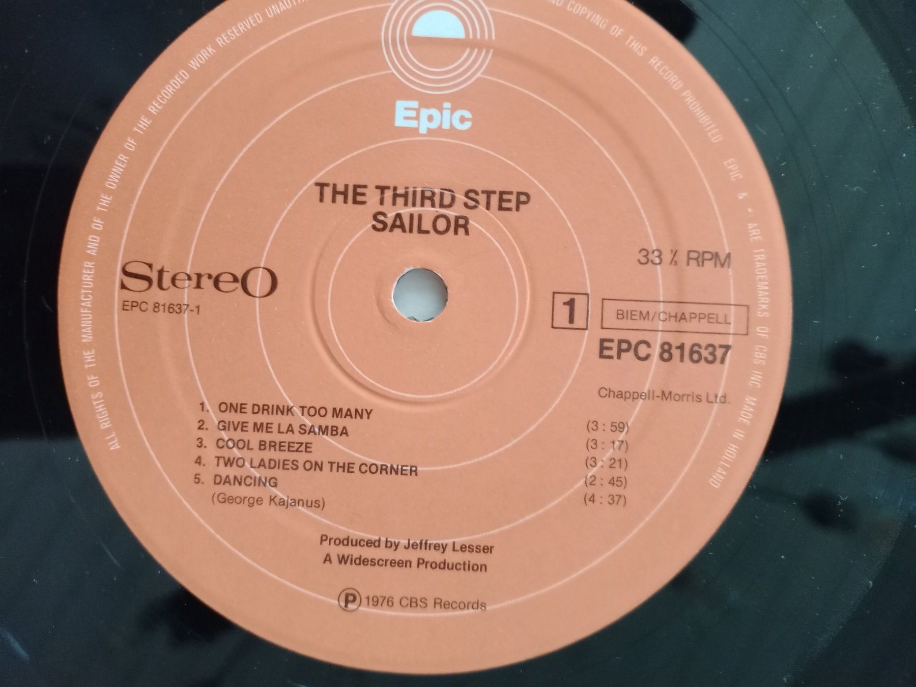 Dischi in vinile: Sailor - The Third Step - Vinyl LP - – Usato da Waldenburg venduto da STICKER_KING 5