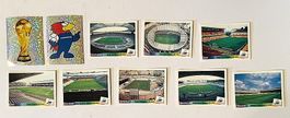 France 98 Sticker Konvolut Fussball WM Stadien Spieler