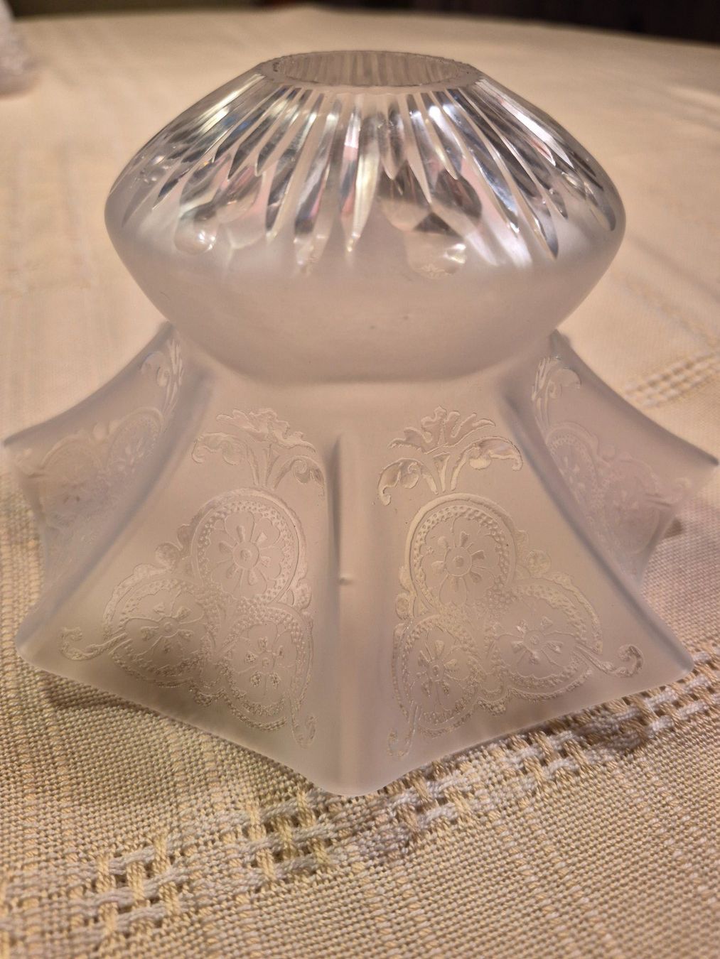 Lampes: Verre de lampe ancien en cristal – D'occasion à charmoille par mir_my9f 4