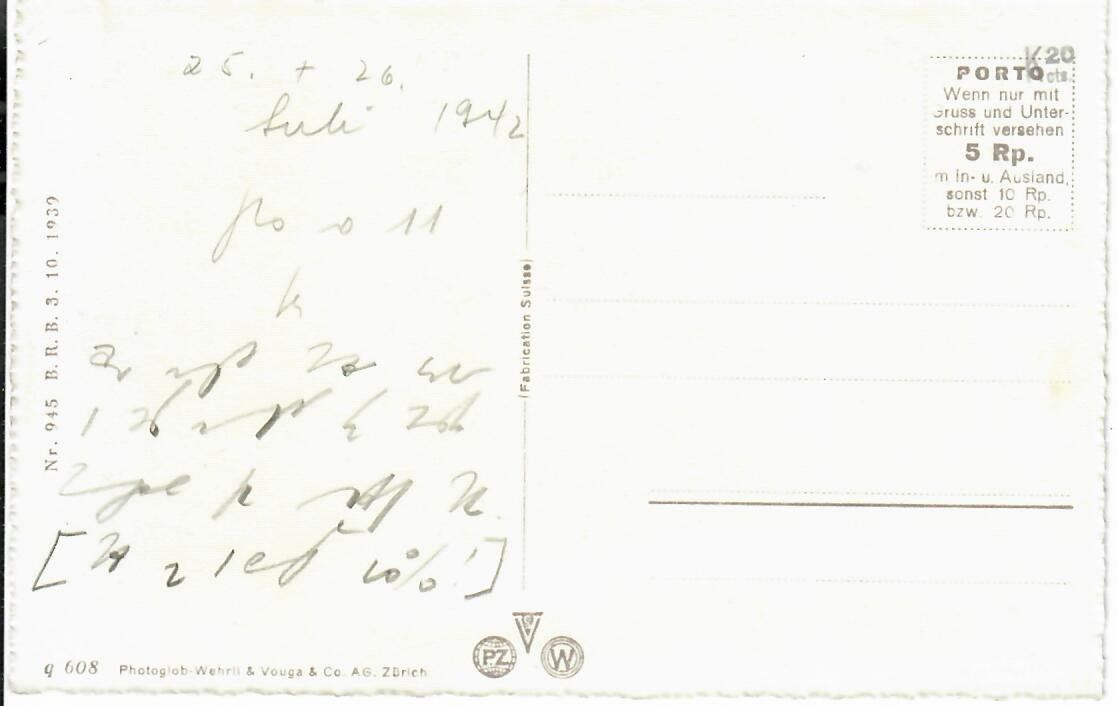 Cartoline postali: Glarus, Hotel Glarnerhof – Usato da Hochdorf venduto da Ziegel-16 1