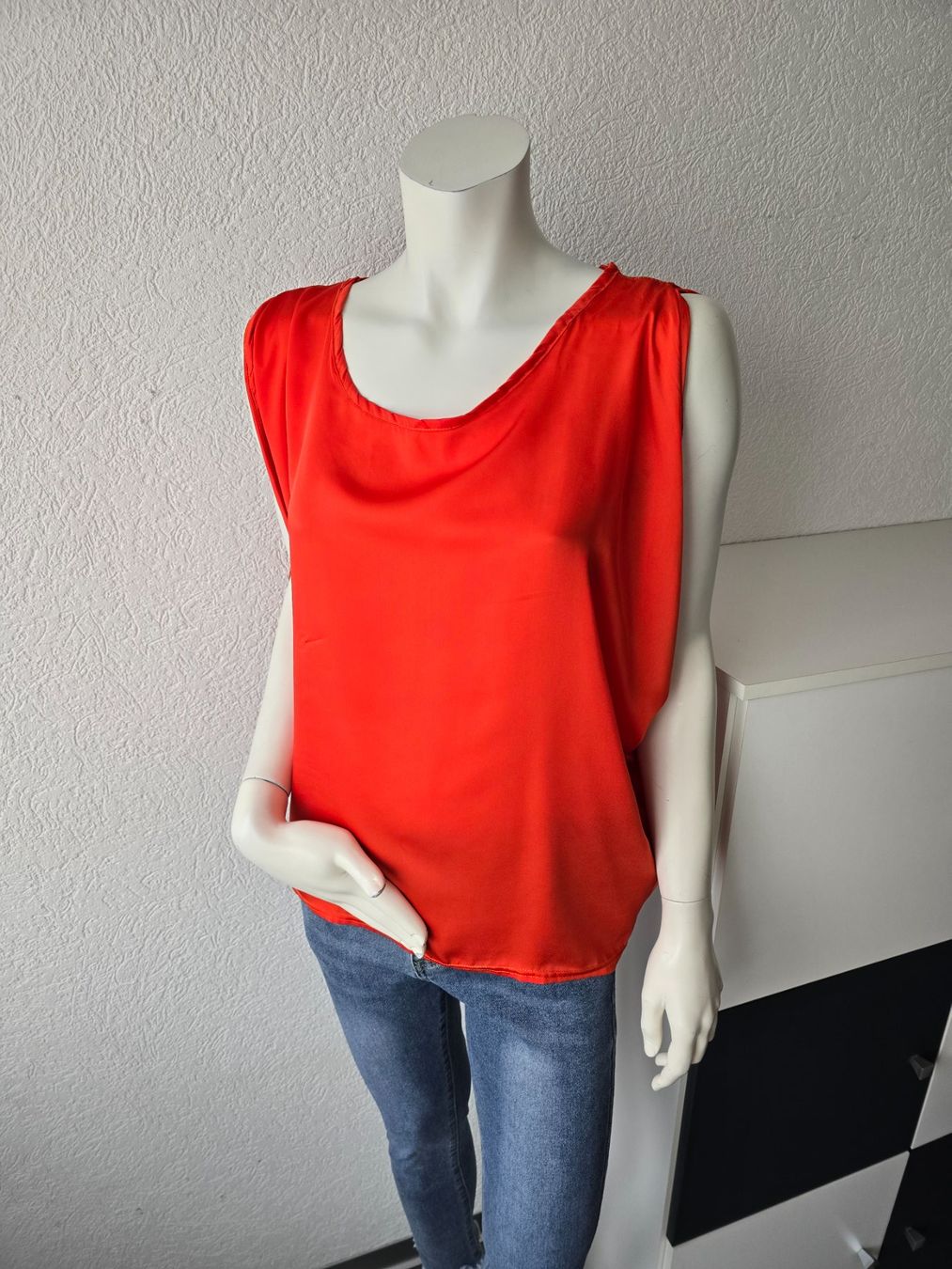 Camicette: Blouse fluide rouge T-unique – Usato da Les Verrières venduto da kitel79 1
