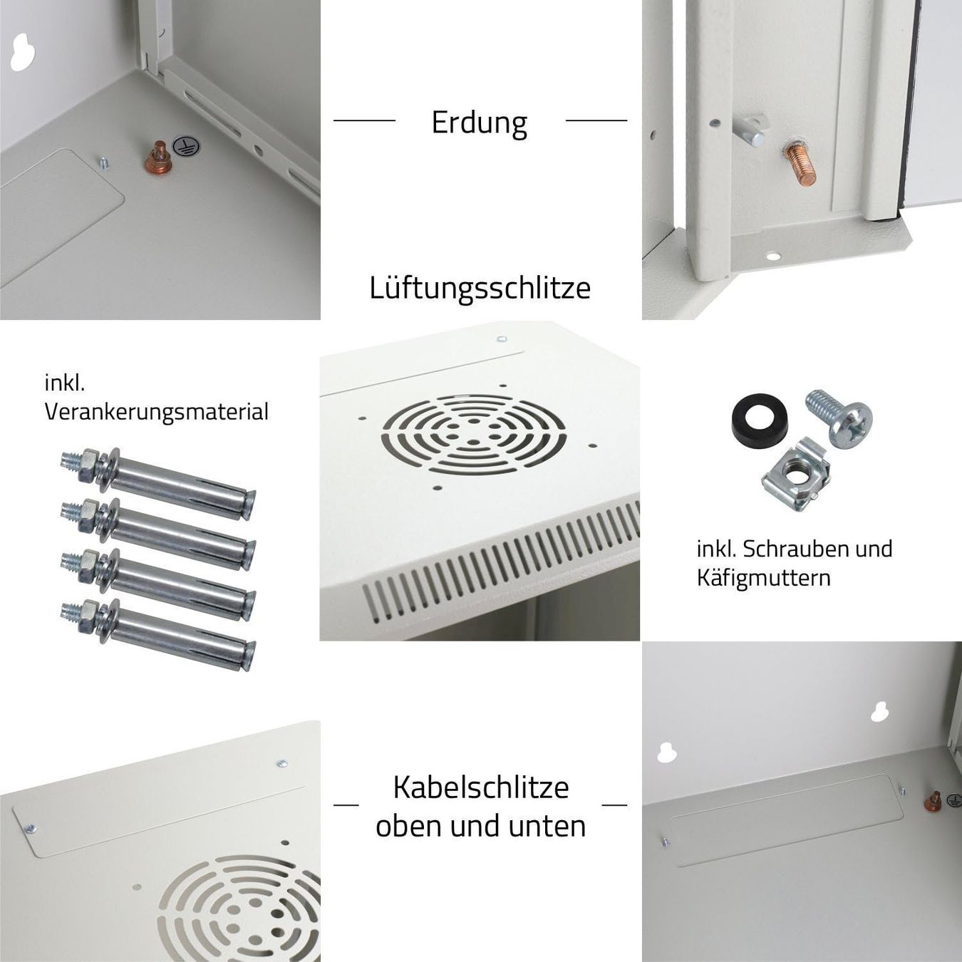 Racks & Ständer: HMF Serverschrank 10 Zoll 9HE – Neu und originalverpackt aus Bottighofen von zaap 8