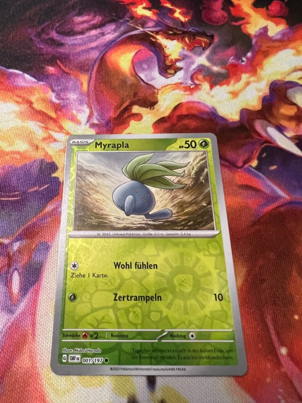 Pokémon Carte collezionabili: Myrapla (OBF 001) / Reverse Holo / Obsidianflammen – Nuovo (secondo la descrizione) da Bülach venduto da CherryBlu