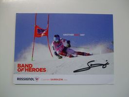 CYPRIEN SARRAZIN (FRA) SKISTAR  HANDSIGNIERT AK