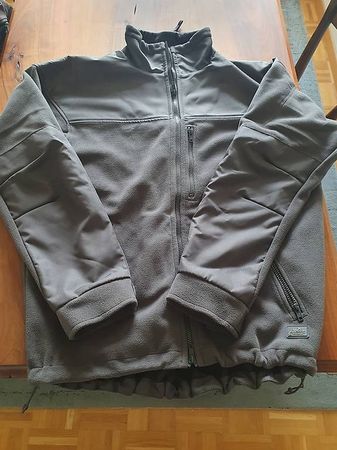 Fleecjacke Classic Army  schwarz