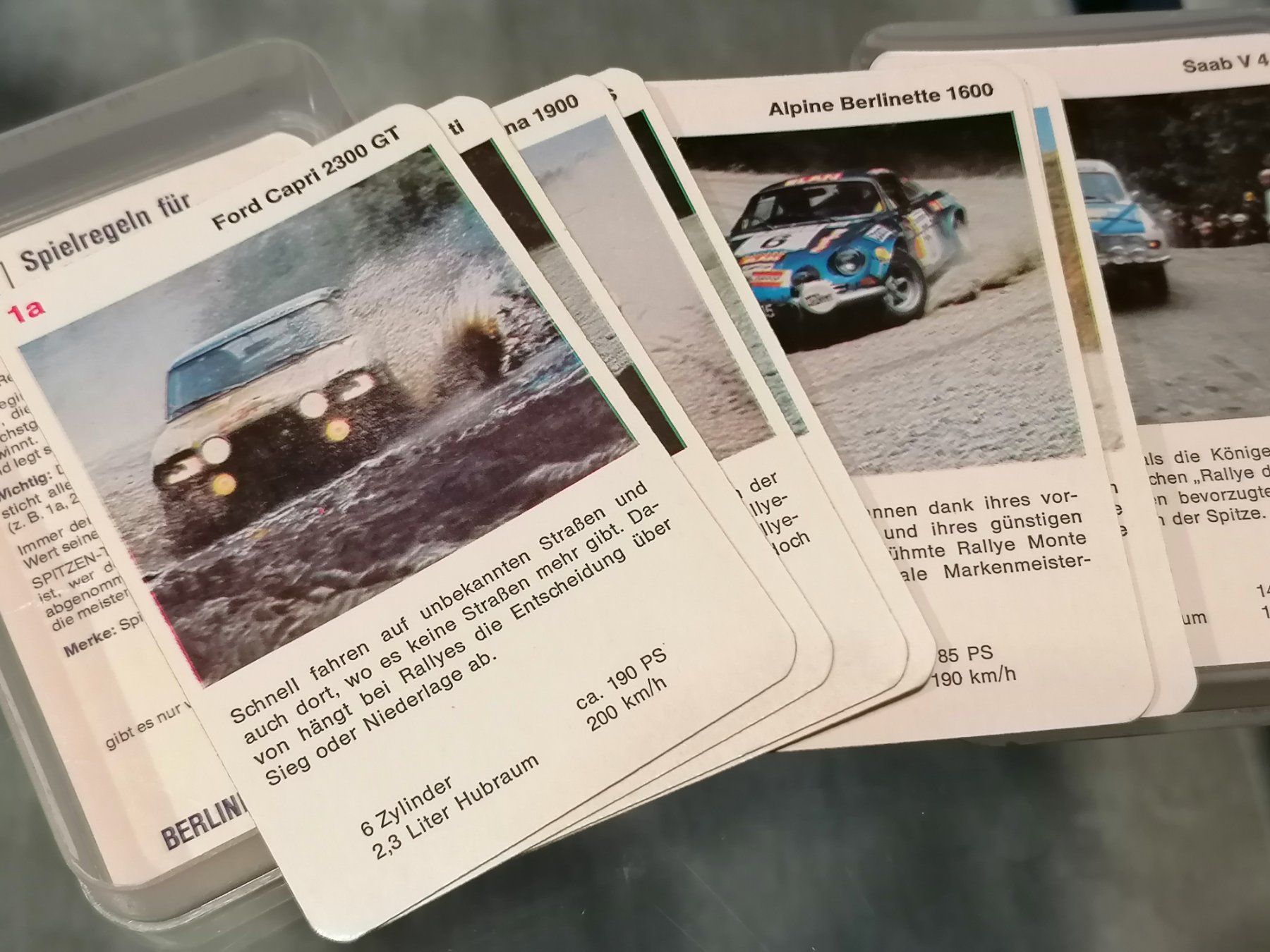 Spiele: Quartettspiel - Rallye - Berliner Spielkarten – Gebraucht aus Basel von vintagecollector 3