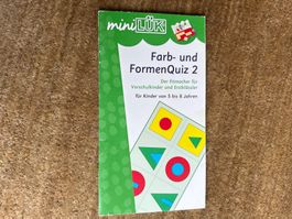 Mini-Lük Heft, Farb- und FormenQuiz 2 , von 5 bis 8 Jahren