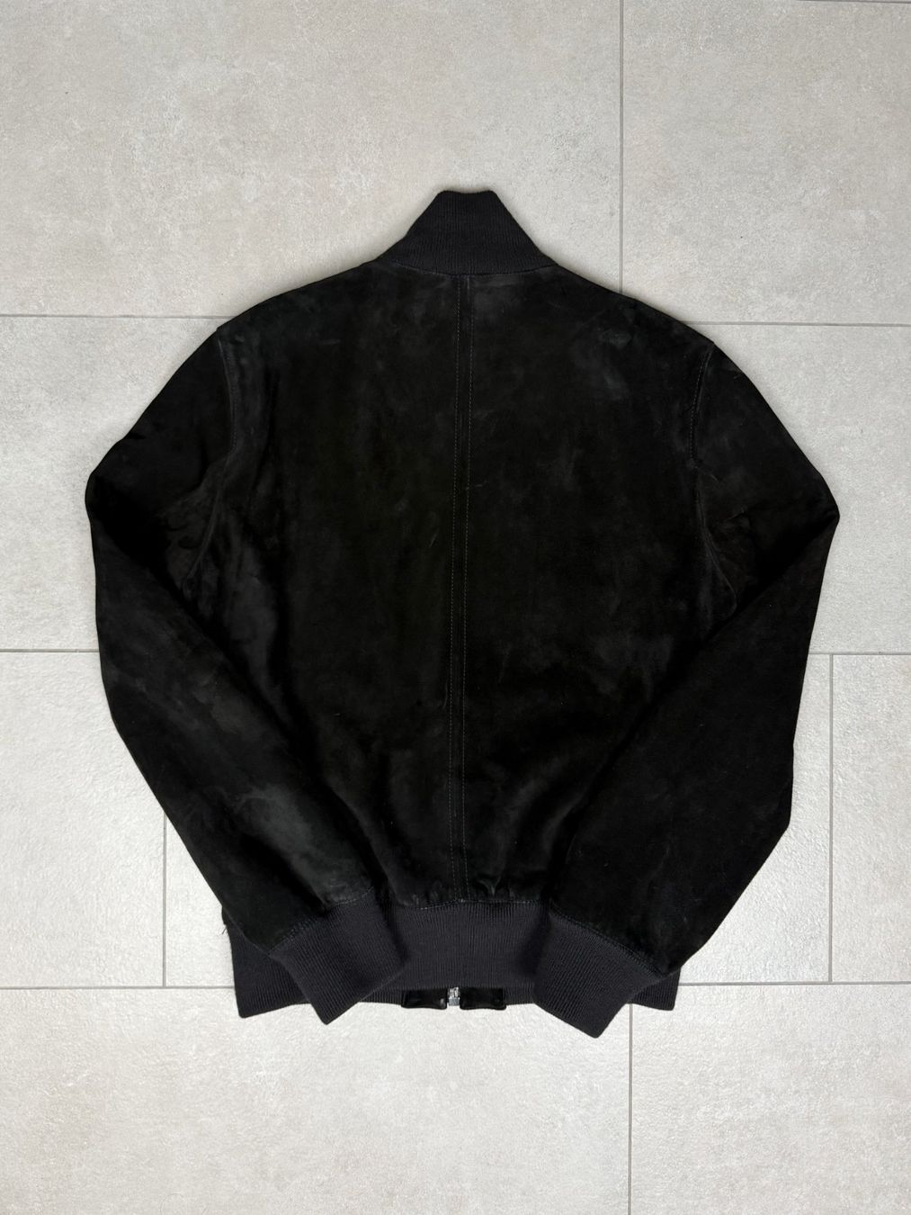 Gucci Giacche: GUCCI BLACK WOOL BLEND & SUEDE LEATHER BOMBER JACKET – Usato da Biel/Bienne venduto da sami0788480082 2