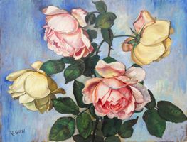 Louis Reguin (1872-1948) - Les roses