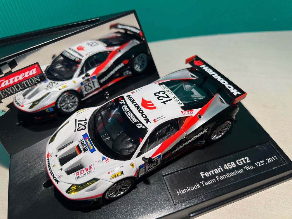 Ferrari 458 GT2 «Hankook/Farnbacher 2011 Evolution 1:32 NEU | Kaufen auf  Ricardo