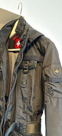 schöne WELLENSTEYN Regenjacke schwarz XS