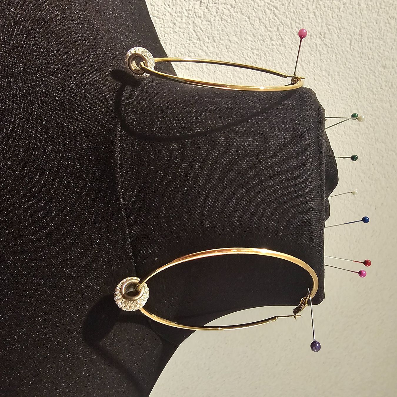 Swarovski Ohrringe & -stecker: Creolen grosse mit swarovsky strass – Neu (gemäss Beschreibung) aus wolfhalden von 46464646 2