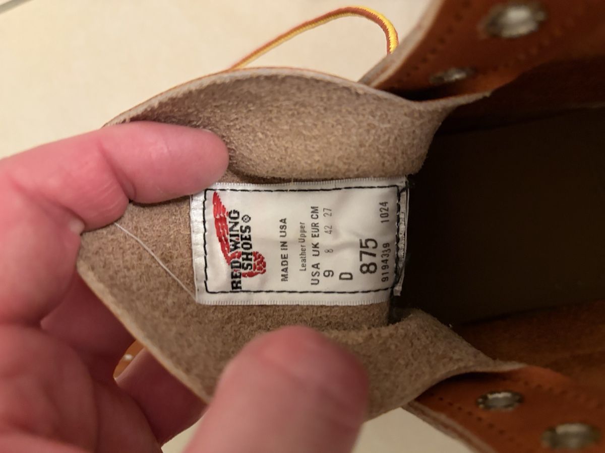 Red Wing Herrenschuhe: Red Wing Moc Toe 875 - Grösse 42 - neu – Neu (gemäss Beschreibung) aus Weisslingen von quarktasche 4