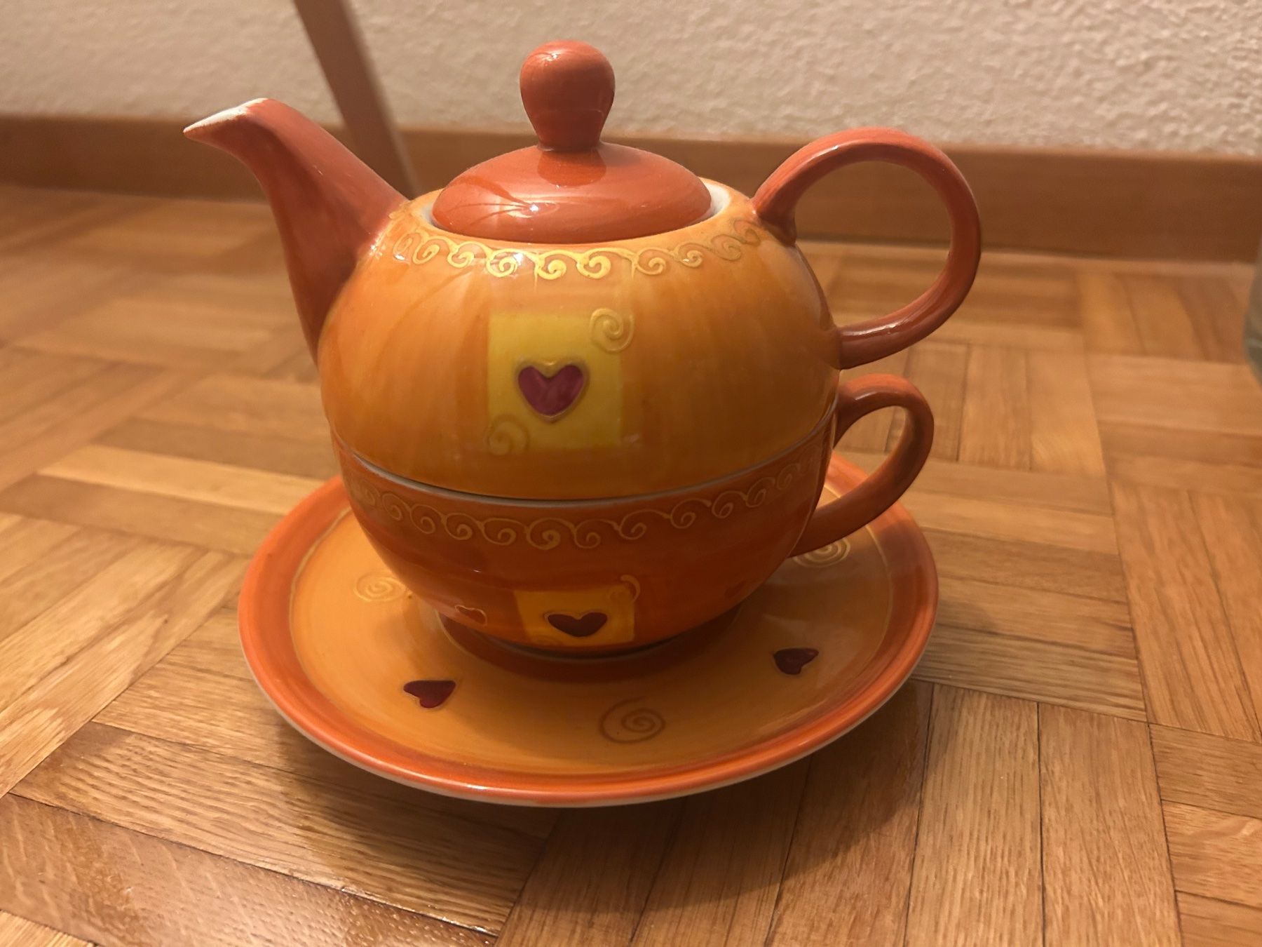 Tassen: Cha Cult Tee Cup Set Hand Made – Neu (gemäss Beschreibung) aus Genève von sunandwind