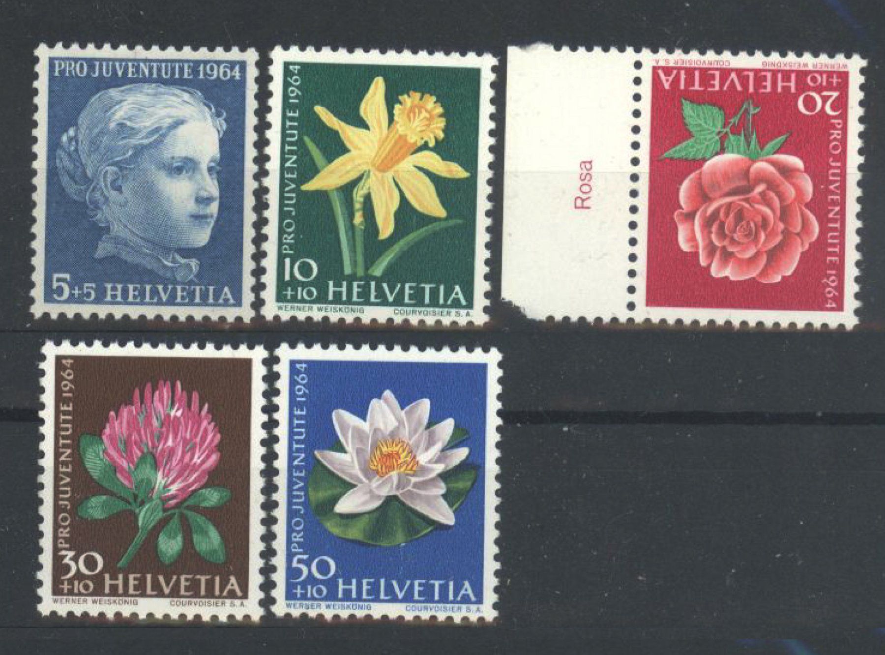 Alle Briefmarken: 1964, Pro Juventute ** – Gebraucht aus Willisau von Vollstempel